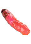 Hot Pinks Devil Dick Vibrating Dildo - Pink - 8in