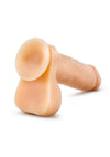 Hung Rider Mitch Dildo with Balls - Flesh/Vanilla - 8in