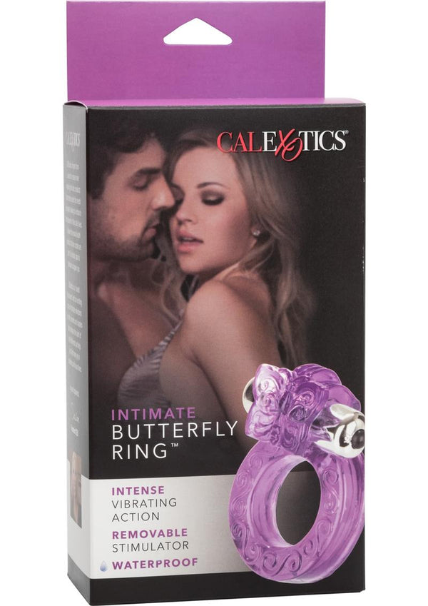 Intimate Butterfly Ring Vibrating Cock Ring with Clitoral Stimulation