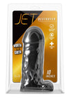 Jet Destroyer Dildo with Balls 10in - Carbon Metallic - PATS Inc.