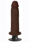 Jock Vibrating Dildo - Chocolate - 7in