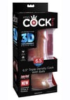 King Cock Plus Triple Density Dildo with Balls - PATS Inc.