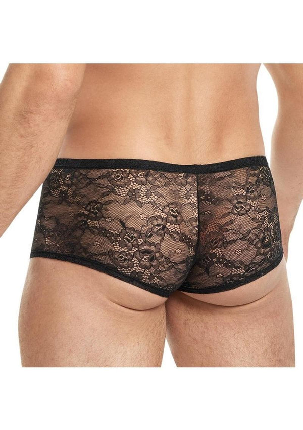 Lace King Lace Trunks - Black - Large/Medium