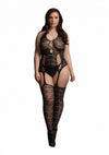 Le Desire Lace Suspender Bodystocking - PATS Inc.