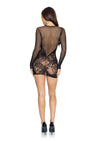 Leg Avenue Net and Lace Mini Dress