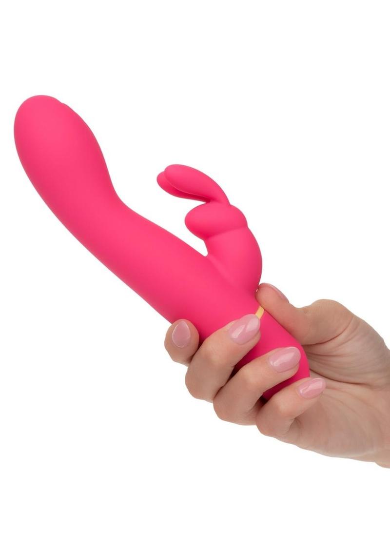 Love Bunny Vibrating G Bunny Rechargeable Silicone Rabbit Vibrator   Emerald Fantaseas
