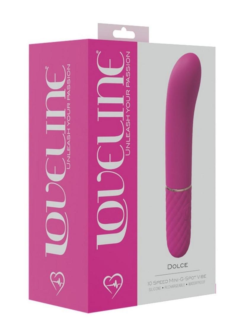 Loveline Dolce Silicone Rechargeable 10 Speed Mini G-Spot Vibe  Emerald  Fantaseas