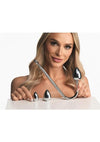 Master Series Anal Hook Trainer with 3 Plugs - Stainless - Silver/Steel