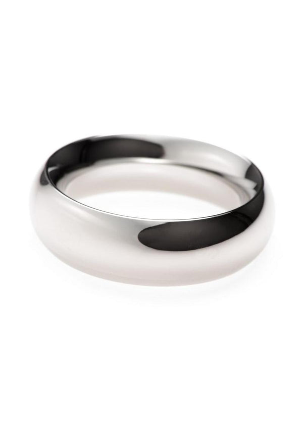 Master Series Stainless Steel Cock Ring - Silver - 1.75in