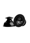 Master Series XL Plungers Extreme Suction Nipple Suckers - Black