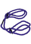Merci Restrain 6mm Hemp Wrist Or Ankle Cuffs - Purple