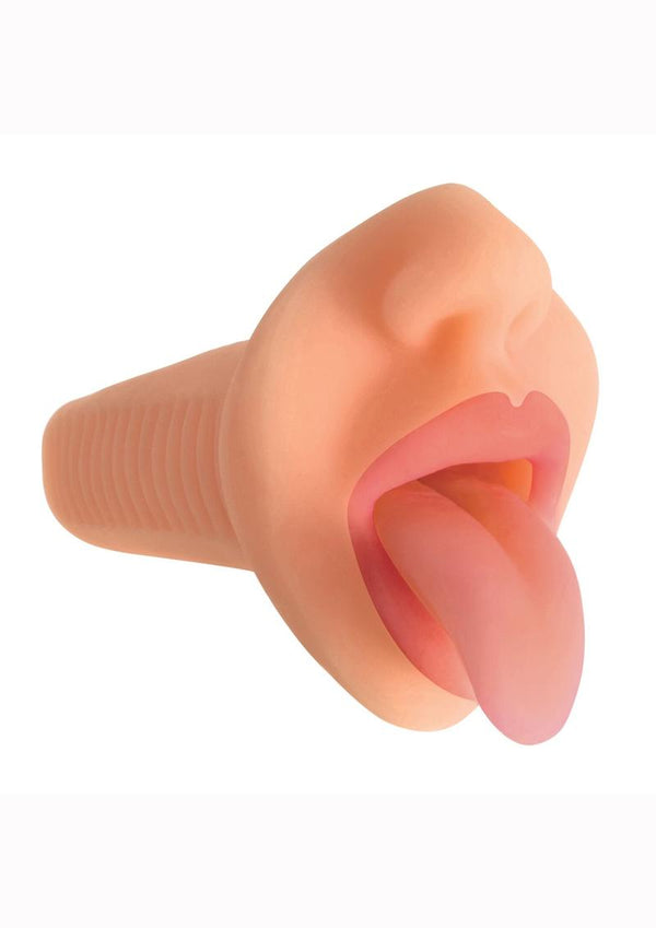 Mistress Courtney Bioskin Vibrating Stroker - Mouth - PATS Inc.