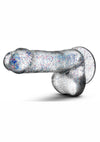 Naturally Yours Glitter Dildo with Balls - PATS Inc.