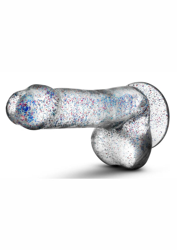 Naturally Yours Glitter Dildo with Balls - PATS Inc.