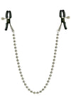 Nipple Play Silver Beaded Chain Nipple Clamps