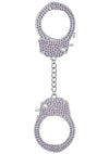 Ouch! Heavy-Duty Diamond Handcuffs - Purple