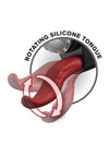 Pdx Elite Fap-O-Matic Ultra Drive Rechargeable Masturbator with Tongue