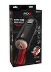 Pdx Elite Fuck-O-Matic Ultra Drive Rechargeable Masturbator with Tongue - Vanilla