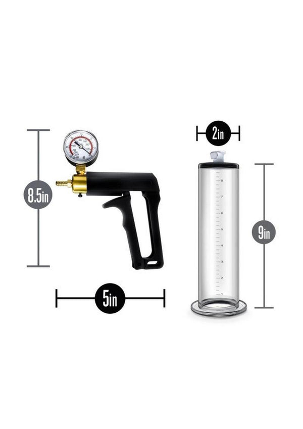 Performance Vx7 Vacuum Penis Pump with Brass Trigger and Pressure Gauge - PATS Inc.