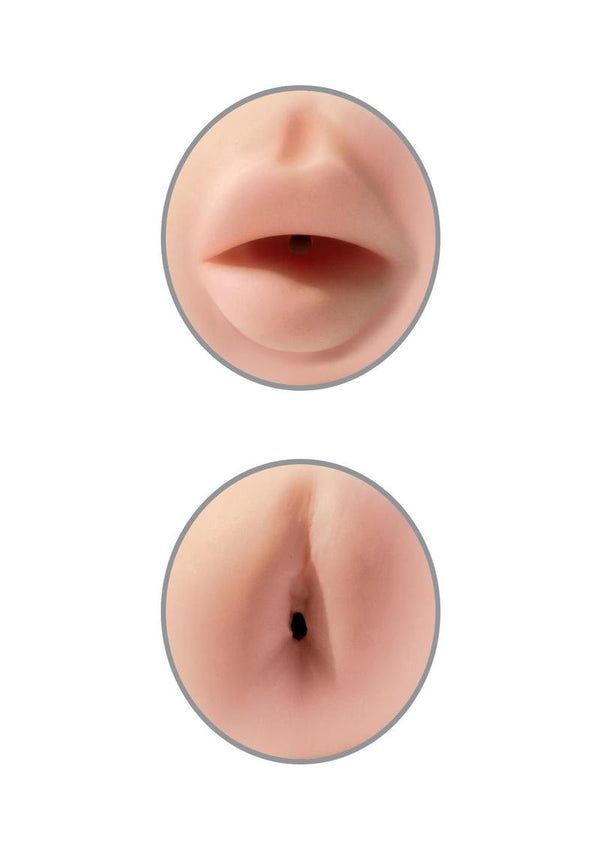 Pipedream Extreme Toyz Tight Grip Mouth and Ass Masturbator - Mouth and Butt - PATS Inc.