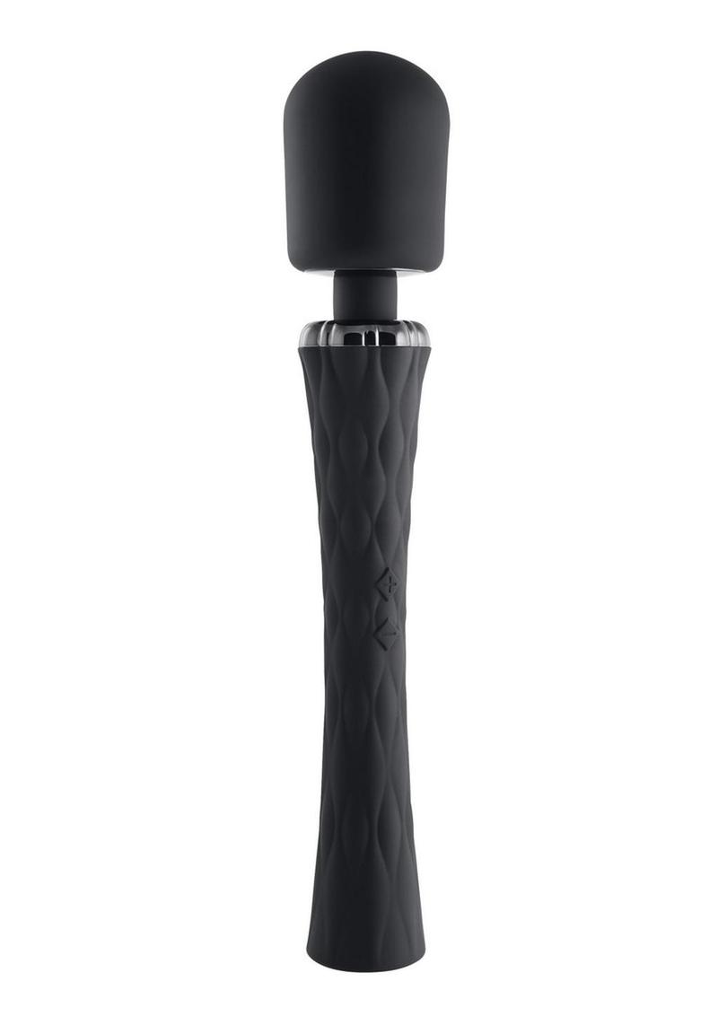 Playboy Royal Rechargeable Silicone Vibrating Massage Wand – Emerald  Fantaseas