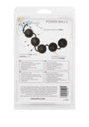 Power Balls Latex Dipped Kegel Balls - Black