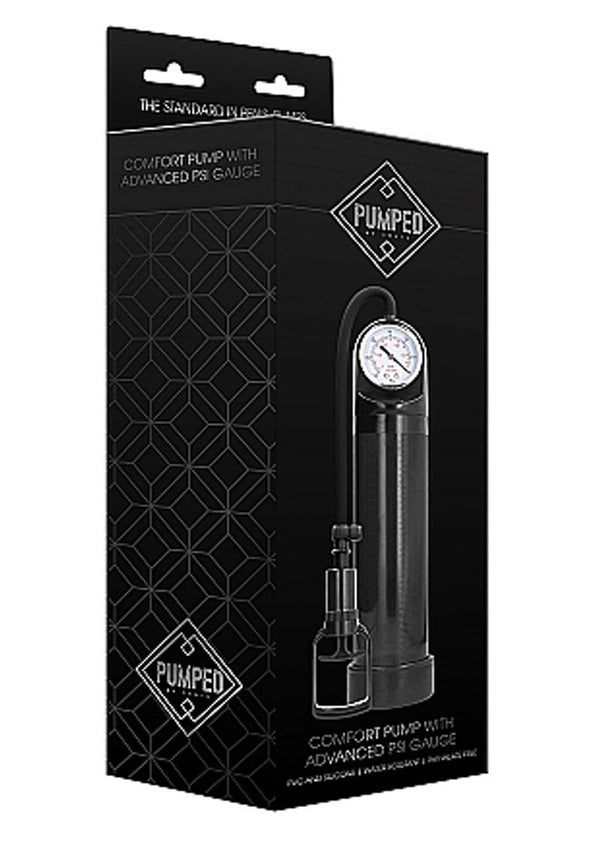 Pumped By Shots Comfort Penis Pump with Advanced Psi Gauge