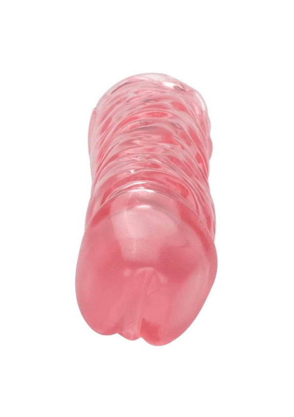 Puregel Textured Pleasure Penis Sleeve - Pink