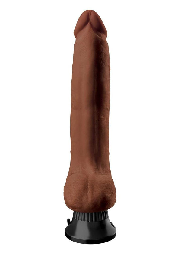 Real Feel Deluxe No. 10 Wallbanger Vibrating Dildo with Balls - PATS Inc.