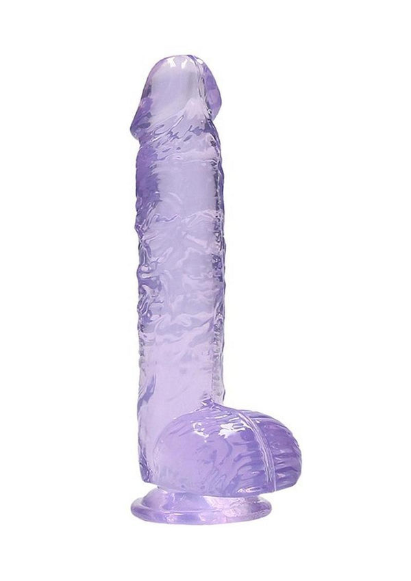 Realrock Crystal Clear Dildo with Balls - PATS Inc.