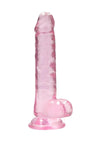 Realrock Crystal Clear Dildo with Balls - PATS Inc.