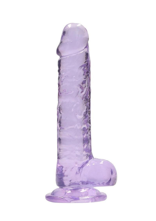 Realrock Crystal Clear Dildo with Balls - PATS Inc.