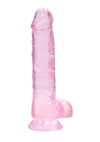 Realrock Crystal Clear Dildo with Balls - PATS Inc.