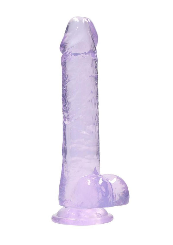 Realrock Crystal Clear Dildo with Balls - PATS Inc.