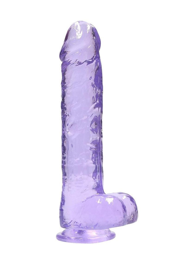 Realrock Crystal Clear Dildo with Balls - PATS Inc.