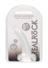 Realrock Crystal Clear Non Realistic Dildo with Suction Cup - PATS Inc.