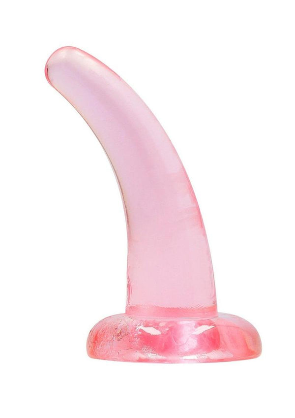 Realrock Crystal Clear Non Realistic Dildo with Suction Cup - PATS Inc.