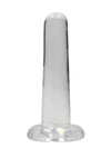 Realrock Crystal Clear Non Realistic Dildo with Suction Cup - PATS Inc.