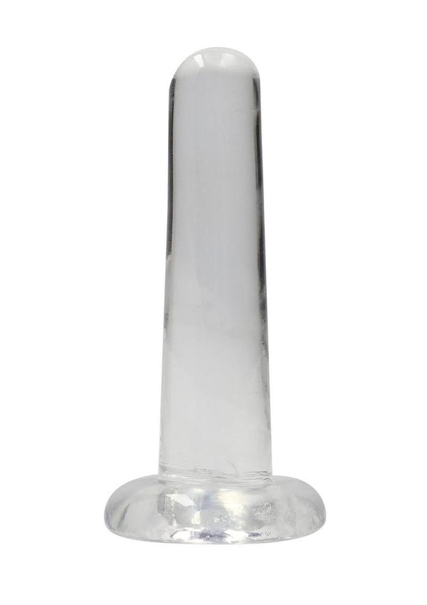 Realrock Crystal Clear Non Realistic Dildo with Suction Cup - PATS Inc.