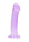 Realrock Crystal Clear Non Realistic Dildo with Suction Cup - PATS Inc.