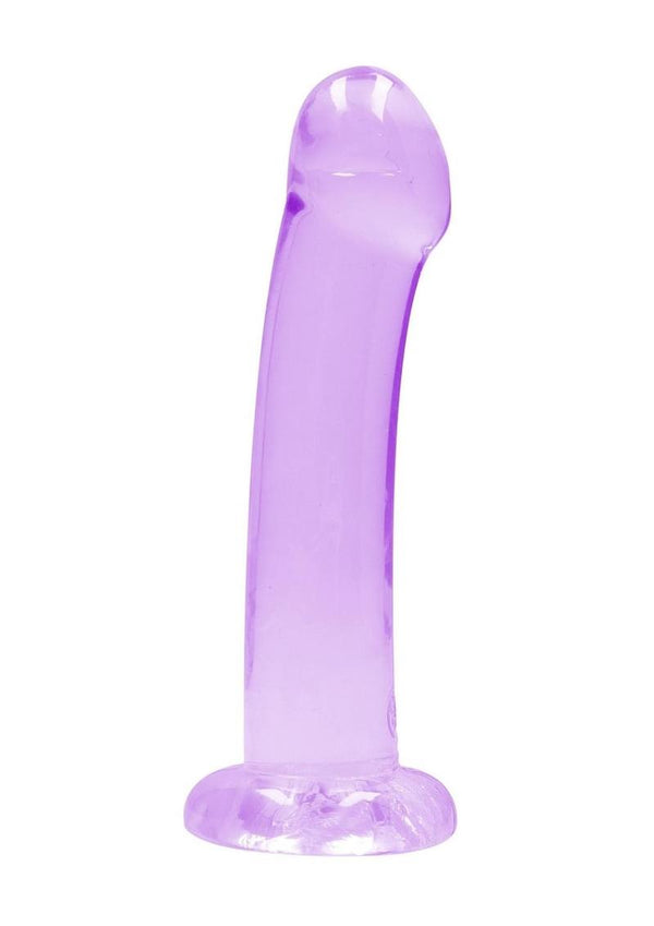 Realrock Crystal Clear Non Realistic Dildo with Suction Cup - PATS Inc.