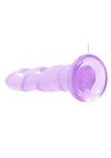 Realrock Crystal Clear Non Realistic Dildo with Suction Cup - PATS Inc.