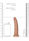 Realrock Slim Realistic Dildo with Suction Cup - PATS Inc.