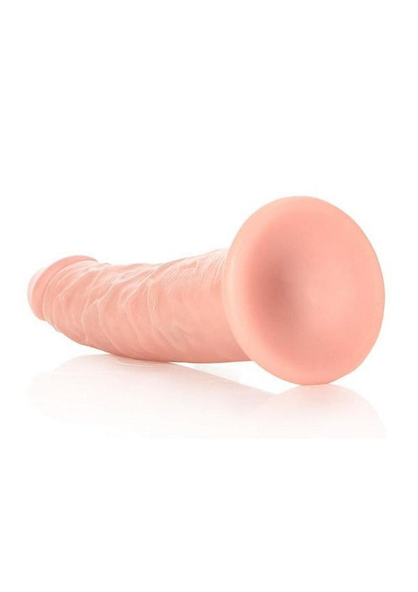 Realrock Slim Realistic Dildo with Suction Cup - Vanilla - 6in