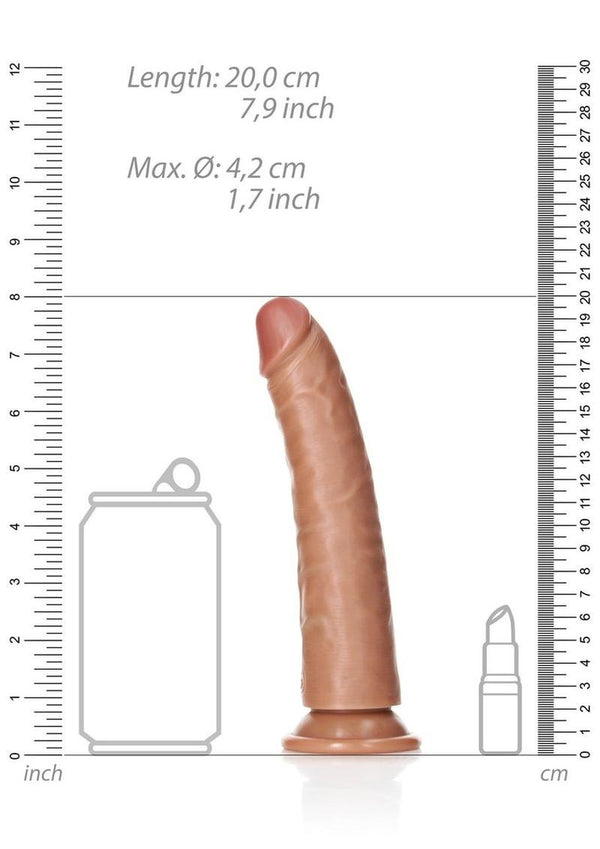 Realrock Slim Realistic Dildo with Suction Cup - PATS Inc.