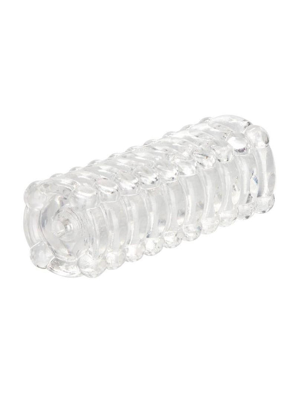 Ribbed Stroker - Clear