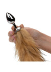 Running Wild Faux Fur Tail and Metallic Anal Plug - PATS Inc.