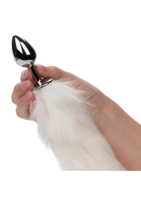 Running Wild Faux Fur Tail and Metallic Anal Plug - PATS Inc.