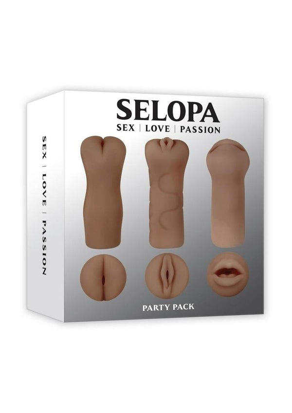 Selopa Party Pack Oral, Vaginal and Anal Strokers - PATS Inc.