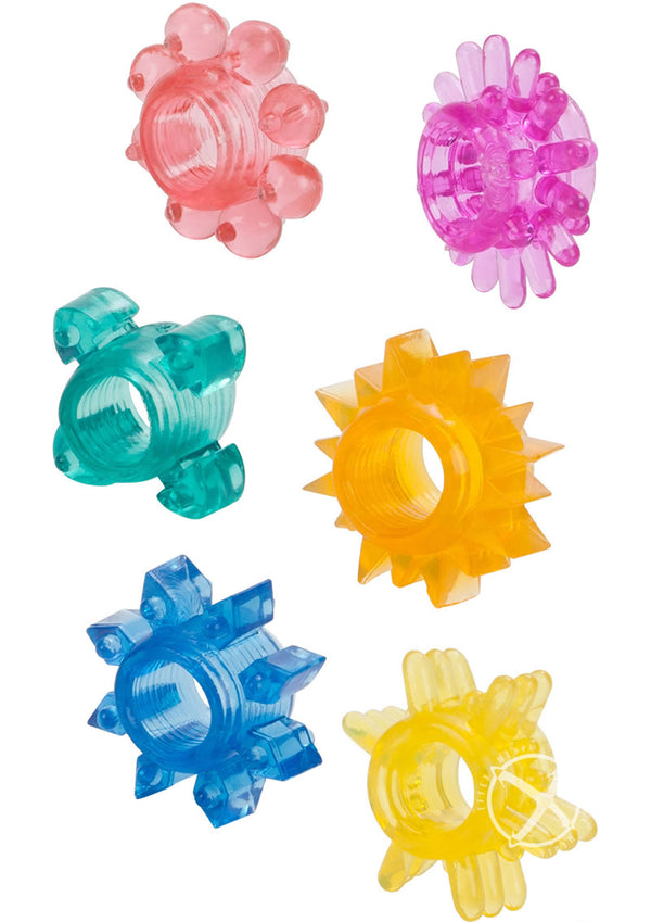 Senso 6 Pack Cock Rings - PATS Inc.